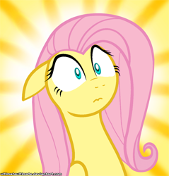 Size: 1000x1045 | Tagged: safe, artist:zantyarz, character:fluttershy, reaction image, surprise face