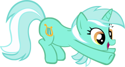 Size: 2152x1152 | Tagged: safe, artist:cheshiresdesires, character:lyra heartstrings, species:pony, species:unicorn, episode:swarm of the century, g4, my little pony: friendship is magic, female, reaching, simple background, smiling, solo, transparent background, vector