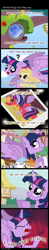 Size: 1430x7268 | Tagged: safe, artist:zsparkonequus, character:big mcintosh, character:cotton cloudy, character:diamond tiara, character:dinky hooves, character:noi, character:pipsqueak, character:twilight sparkle, character:twilight sparkle (alicorn), species:alicorn, species:earth pony, species:pony, ship:twimac, episode:twilight time, g4, my little pony: friendship is magic, blushing, colt, comic, female, filly, gallop j. fry, good charlotte, heart eyes, i just wanna live, lyrics, male, mare, scrunchy face, shipping, song, song reference, stallion, straight, wingding eyes