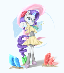 Size: 1130x1300 | Tagged: safe, artist:luciferamon, character:rarity, species:pony, fighting is magic, bipedal, clothing, cute, female, game, gem, jewelry, pixiv, solo