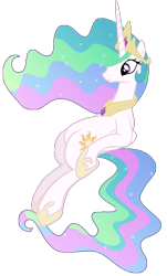 Size: 2411x3999 | Tagged: safe, artist:stinkehund, character:princess celestia, species:alicorn, species:pony, female, high res, mare, simple background, sitting, solo, transparent background