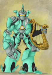 Size: 2429x3498 | Tagged: safe, artist:hewison, character:lyra heartstrings, high res, transformers