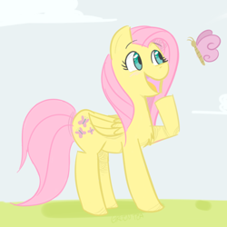 Size: 800x800 | Tagged: safe, artist:xieril, character:fluttershy, female, solo