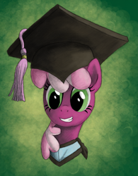 Size: 2179x2790 | Tagged: safe, artist:hewison, character:cheerilee, female, graduate, graduation, high res, solo