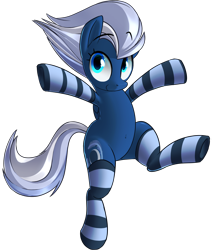 Size: 1518x1772 | Tagged: safe, artist:january3rd, character:night glider, species:pegasus, species:pony, episode:the cutie map, g4, my little pony: friendship is magic, armpits, belly button, clothing, cute, female, glideabetes, looking at you, mare, simple background, smiling, socks, solo, striped socks, transparent background, underhoof