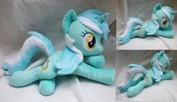 Size: 1600x919 | Tagged: safe, artist:epicrainbowcrafts, character:lyra heartstrings, beanie (plushie), irl, photo, plushie, solo