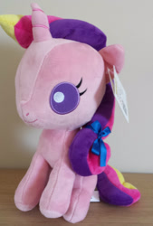 Size: 1082x1600 | Tagged: safe, artist:onlyfactory, character:princess cadance, species:pony, baby, baby pony, baby pony plushies, cute, cutedance, foal, irl, photo, plushie, solo, younger