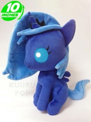 Size: 393x524 | Tagged: safe, artist:onlyfactory, character:princess luna, species:pony, baby, baby pony, baby pony plushies, cute, irl, lunabetes, photo, plushie, solo