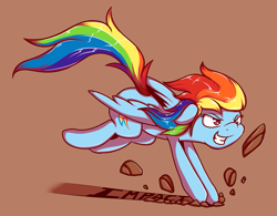 Size: 2037x1585 | Tagged: safe, artist:graphene, character:rainbow dash, action pose, female, one word, solo