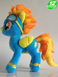 Size: 385x513 | Tagged: safe, artist:onlyfactory, character:spitfire, 12 inches, bootleg, irl, photo, plushie, toy, wonderbolts uniform
