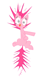 Size: 3155x6000 | Tagged: safe, artist:draikjack, artist:lauren faust, character:pinkie pie, female, simple background, solo, transparent background, vector