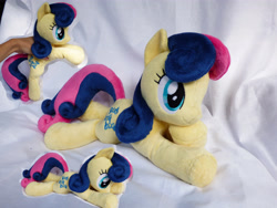 Size: 4608x3456 | Tagged: safe, artist:epicrainbowcrafts, character:bon bon, character:sweetie drops, beanie (plushie), irl, photo, plushie, solo