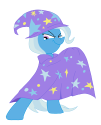 Size: 1700x2100 | Tagged: safe, artist:geraritydevillefort, character:trixie, species:pony, bipedal, female, smiling, solo