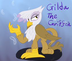 Size: 2100x1800 | Tagged: safe, artist:geraritydevillefort, character:gilda, species:griffon, female, solo, style comparison