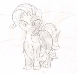 Size: 2271x2183 | Tagged: safe, artist:seenty, character:rarity, species:cow, cow pony, raricow, species swap, udder