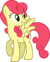 Size: 1280x1591 | Tagged: safe, artist:moongazeponies, character:strawberry sunrise, species:pegasus, species:pony, background pony, female, mare, simple background, solo, transparent background, vector