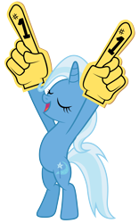 Size: 4000x6400 | Tagged: safe, artist:yanoda, character:trixie, number one fan, simple background, transparent background, vector