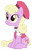 Size: 3196x5000 | Tagged: safe, artist:kooner-cz, character:luckette, species:earth pony, species:pony, episode:made in manehattan, g4, my little pony: friendship is magic, .psd available, absurd resolution, background pony, bow tie, clothing, female, hat, photoshop, simple background, sitting, solo, transparent background, vector
