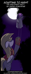 Size: 850x2020 | Tagged: safe, artist:terminuslucis, character:derpy hooves, species:pegasus, species:pony, comic:adapting to night, comic:adapting to night: the dawn knight, comic, cult, epic derpy, female, grimdark series, grotesque series, hooves, knockout, mare, uppercut, vampire