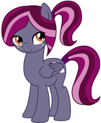 Size: 4120x5000 | Tagged: safe, artist:kooner-cz, oc, oc only, oc:spotlight splash, species:pegasus, species:pony, equestria daily, absurd resolution, equestria daily mascots, freckles, looking at you, mascot, smiling, tail wrap