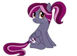 Size: 6831x4981 | Tagged: safe, artist:kooner-cz, oc, oc only, oc:spotlight splash, species:pegasus, species:pony, equestria daily, absurd resolution, equestria daily mascots, freckles, looking at you, mascot, sitting, tail wrap