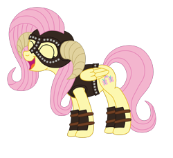 Size: 2292x2096 | Tagged: safe, artist:squipycheetah, character:fluttershy, species:pegasus, species:pony, armor, button, buttons, crossover, cute, dovahkiin, dovahshy, dragonborn, eyes closed, female, fus-ro-dah, happy, helmet, horns, open mouth, shout, shyabetes, simple background, skyrim, smiling, solo, standing, the elder scrolls, transparent background, vector