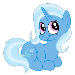 Size: 2200x2200 | Tagged: safe, artist:squipycheetah, character:trixie, species:pony, species:unicorn, cute, diatrixes, female, happy, lying down, mare, prone, simple background, sitting, smiling, solo, transparent background, vector