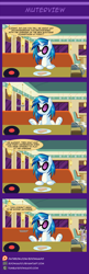 Size: 800x2456 | Tagged: safe, artist:edowaado, character:dj pon-3, character:octavia melody, character:vinyl scratch, episode:the saddle row review, g4, my little pony: friendship is magic, comic, diner, mute, mute vinyl, shrug
