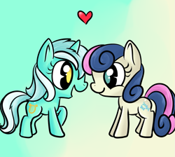 Size: 953x855 | Tagged: safe, artist:lustrous-dreams, character:bon bon, character:lyra heartstrings, character:sweetie drops, species:earth pony, species:pony, species:unicorn, ship:lyrabon, adorabon, cute, female, lesbian, lyrabetes, mare, shipping