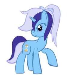 Size: 800x800 | Tagged: safe, artist:why485, character:minuette, female, ponytail, recolor, romana, solo