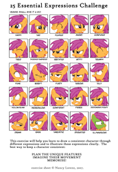Size: 2364x3428 | Tagged: dead source, safe, artist:veggie55, character:scootaloo, species:pegasus, species:pony, 25 expressions, crying, expressions, female, solo