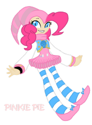 Size: 900x1226 | Tagged: safe, artist:jaquelindreamz, character:pinkie pie, crossover, nightmaren, nights, nights into dreams
