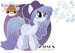 Size: 1024x735 | Tagged: safe, artist:kazziepones, oc, oc only, oc:misty haze, species:earth pony, species:pony, beanie, clothing, dreadlocks, female, hat, mare, reference sheet, simple background, solo, transparent background