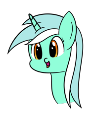 Size: 1200x1600 | Tagged: safe, artist:joey, character:lyra heartstrings, species:pony, species:unicorn, bust, female, mare, open mouth, portrait, simple background, solo, transparent background