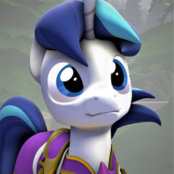 Size: 2157x2157 | Tagged: safe, artist:goatcanon, character:shining armor, species:pony, species:unicorn, 3d, cute, icon, male, solo, source filmmaker