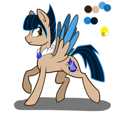 Size: 2000x2000 | Tagged: safe, artist:chelseawest, oc, oc only, oc:blue flare, species:pegasus, species:pony, colored wings, female, high res, mare, multicolored wings, reference sheet, simple background, solo, transparent background