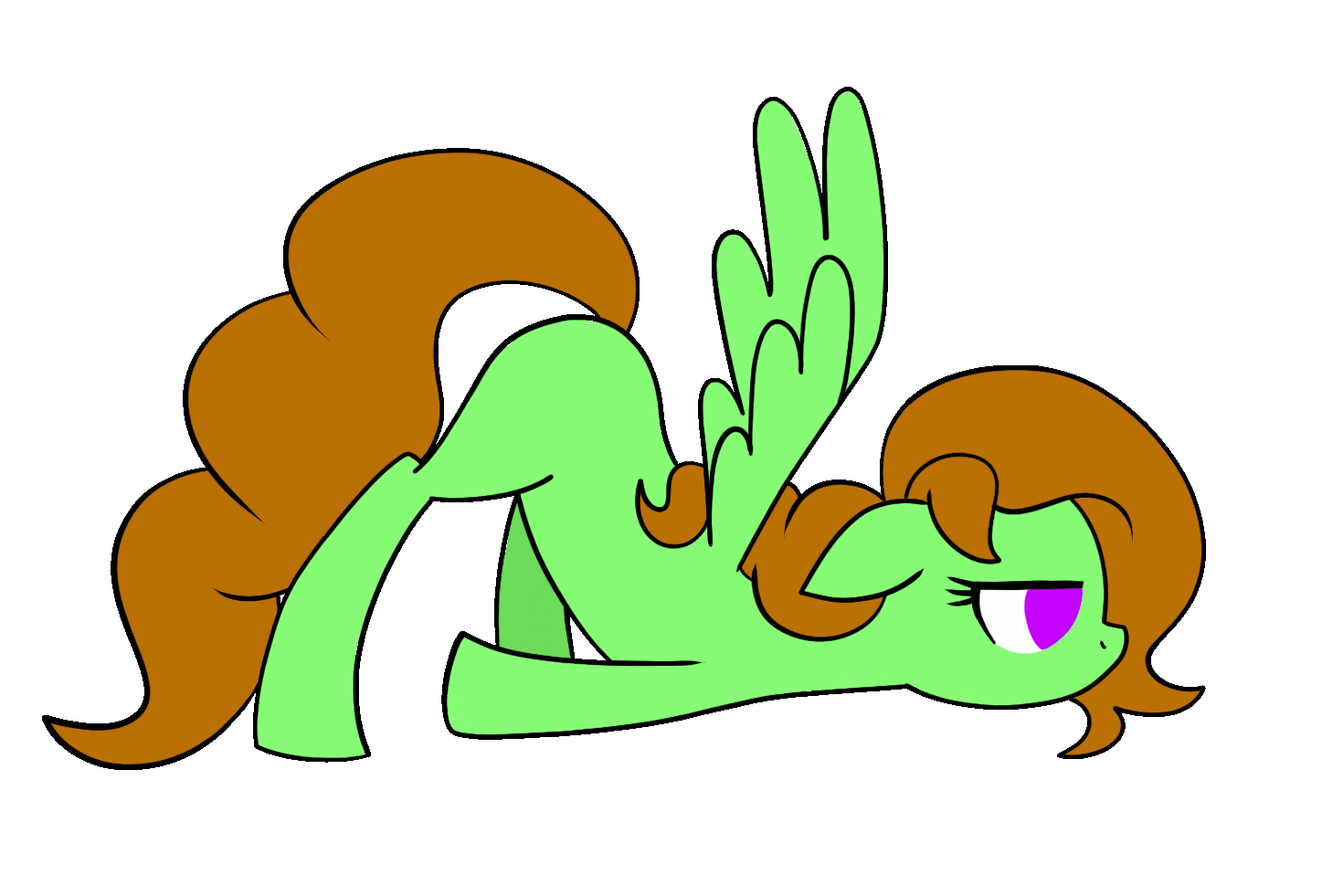 Size: 1470x981 | Tagged: safe, artist:chelseawest, oc, oc only, oc:painted petal, species:pegasus, species:pony, animated, female, gif, mare, scootie belle, simple background, solo, transparent background
