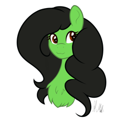 Size: 3000x3000 | Tagged: safe, artist:chelseawest, oc, oc only, oc:painted petal, species:pegasus, species:pony, bust, female, high res, mare, portrait, simple background, solo, transparent background
