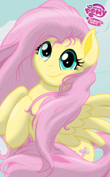 Size: 1200x1920 | Tagged: safe, artist:theroyalprincesses, character:fluttershy, species:pegasus, species:pony, cute, female, happy, mare, shyabetes, smiling, solo