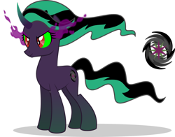 Size: 1024x801 | Tagged: safe, artist:mlp-trailgrazer, oc, oc only, parent:king sombra, parent:starlight glimmer, parents:sombralight, species:pony, female, offspring, simple background, solo, sombra eyes, transparent background