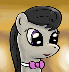 Size: 567x590 | Tagged: safe, artist:why485, character:octavia melody, species:earth pony, species:pony, g4, abstract background, bust, female, mare, portrait, solo
