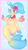 Size: 1992x3500 | Tagged: safe, artist:bunxl, character:princess skystar, species:seapony (g4), g4, my little pony: the movie (2017), blushing, bubble, cute, female, freckles, jewelry, looking at you, necklace, seashell necklace, skyabetes, solo