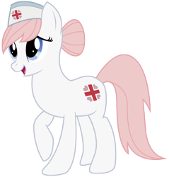 Size: 4507x4706 | Tagged: safe, artist:gunslingerpen, artist:kooner-cz, character:nurse redheart, species:earth pony, species:pony, absurd resolution, female, looking up, mare, simple background, solo, transparent background, vector