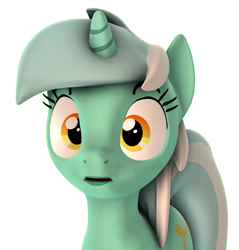 Size: 2034x2127 | Tagged: safe, artist:goatcanon, character:lyra heartstrings, species:pony, comic:lyra's story, 3d, comic, female, simple background, solo, source filmmaker, transparent background