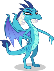 Size: 4056x5283 | Tagged: safe, artist:tomfraggle, character:princess ember, species:dragon, absurd resolution, dragoness, female, simple background, solo, transparent background, vector