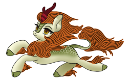 Size: 1700x1080 | Tagged: safe, artist:amarthgul, character:autumn blaze, species:kirin, episode:sounds of silence, g4, my little pony: friendship is magic, cloven hooves, colored fetlocks, colored hooves, female, kirin ichiban, simple background, solo, transparent background, unshorn fetlocks
