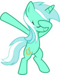 Size: 813x1024 | Tagged: safe, artist:uigsyvigvusy, artist:wissle, character:lyra heartstrings, species:pony, species:unicorn, bipedal, covering eyes, cute, dab, eyes closed, facehoof, female, lyrabetes, mare, simple background, smiling, solo, trace, transparent background, vector