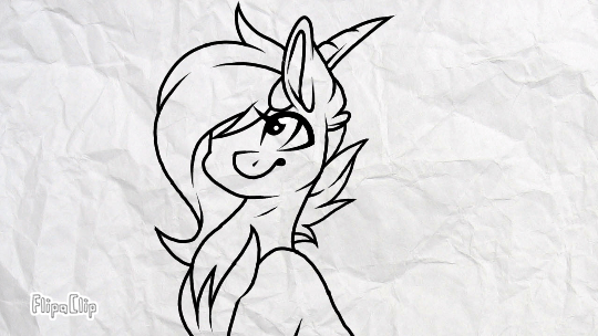 Size: 540x304 | Tagged: safe, artist:melodytheartpony, oc, oc:melody silver, species:dracony, animated, animation test, bedroom eyes, blinking, blushing, female, flipaclip, frame by frame, gif, hybrid, smiling, tongue out