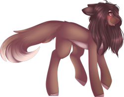 Size: 2766x2169 | Tagged: safe, artist:mauuwde, oc, oc:maude, species:earth pony, species:pony, female, mare, simple background, solo, transparent background