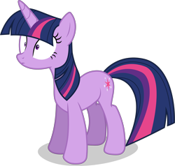 Size: 4098x3905 | Tagged: safe, artist:tomfraggle, character:twilight sparkle, character:twilight sparkle (unicorn), species:pony, species:unicorn, female, simple background, solo, startled, transparent background, vector, wide eyes